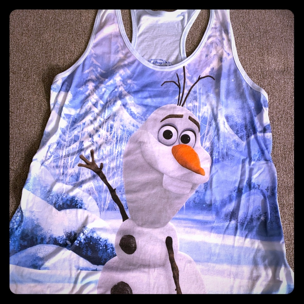 Olaf Frozen Authentic Disney Tank Top